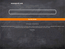 Tablet Screenshot of mancoprod.com